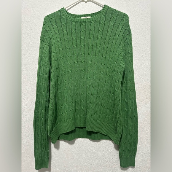 Brooks Brothers Green Sweater 100% Cotton Size XL - Picture 2 of 6